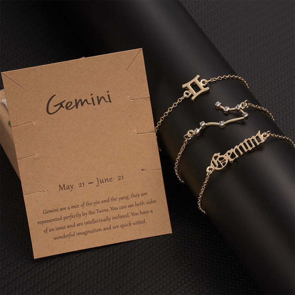 3pcs/set 12 Zodiac Sign Constellation Letter Charm Bracelet Women Fashion Multilayer Horoscope Astrology Bracelet Birthday Gifts